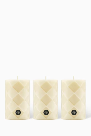 Mini Pillar Candle Collection, Set of 3