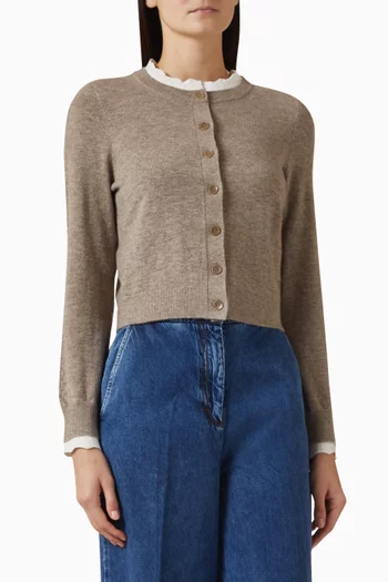 كارديغان إيليومي مزيج صوف