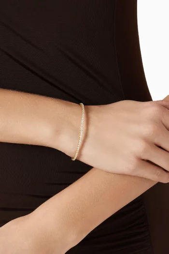 Open Minimalist Bracelet in 14kt Gold Vermeil