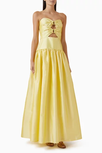 C'iel D'ete Dress in Silk Taffeta