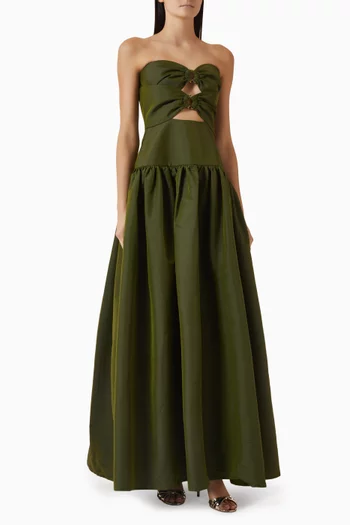 C'iel D'ete Dress in Silk Taffeta