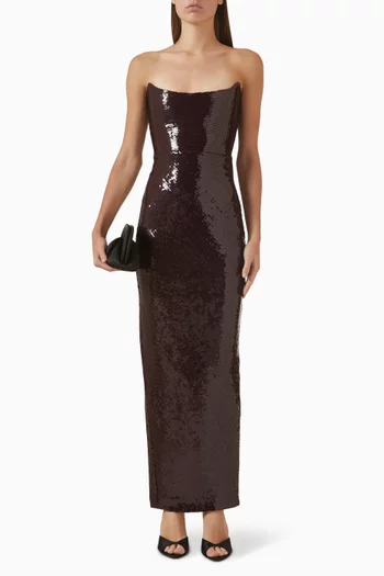 Venus Sequin-embellished Gown