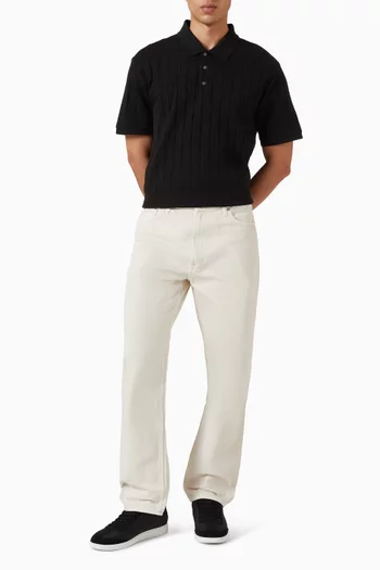 تي شيرت بولو بشعار الماركة جاكار قطن