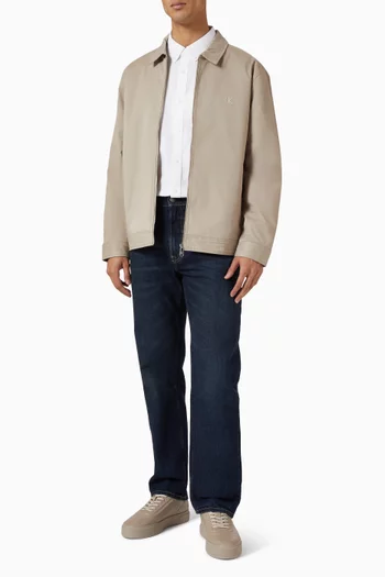 Padded Zip Jacket in Cotton