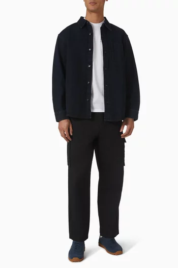 قميص بنمط جاكيت مستوحى من التسعينيات دينم