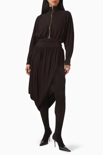 Twisted Skirt in Jersey