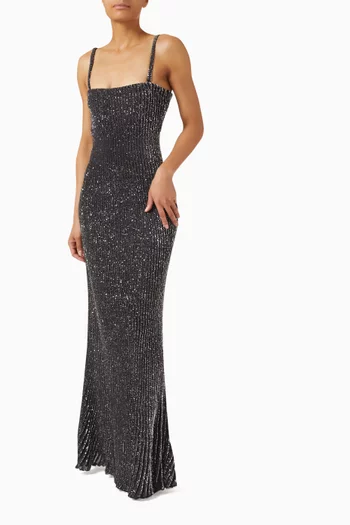 Sequin-embellished Gown