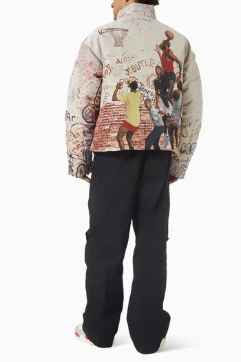 جاكيت آير جوردان بتصميم منفوخ