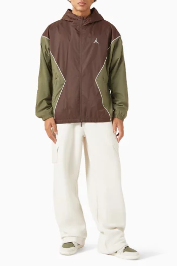 Brooklyn Hooded Draft Jacket in Nylon