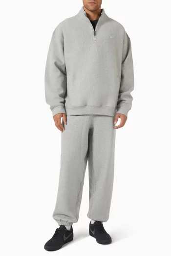 Solo Swoosh Quarter-zip Sweatshirt in Fleece