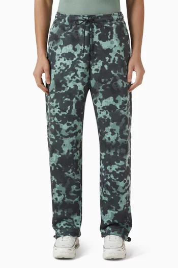 Tech Open-hem Camo Pants in Fleece