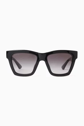 Cat-eye Sunglasses in Acetate