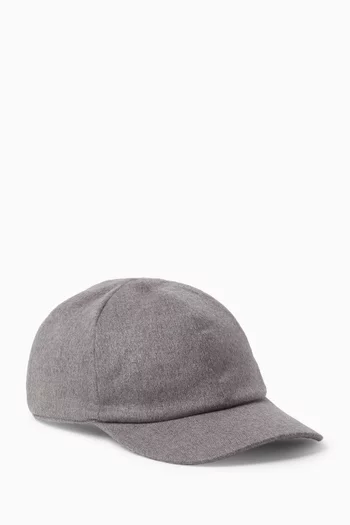 Baseball Cap in Cashmere