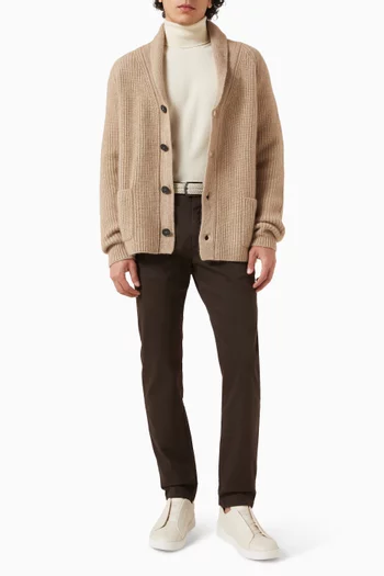 Shawl Cardigan in Cashmere