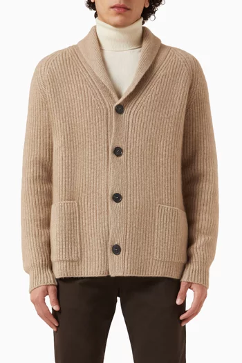 Shawl Cardigan in Cashmere