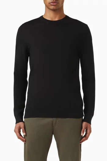Crewneck Sweater in Silk-cashmere