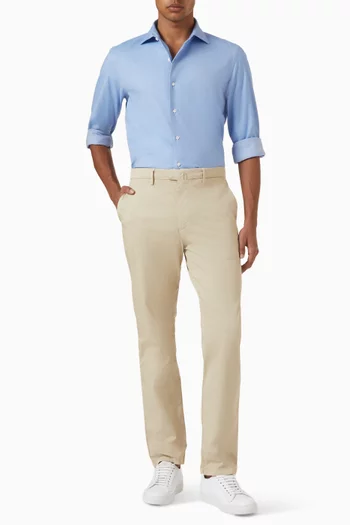 Buttoned Shirt in Brushed-cotton