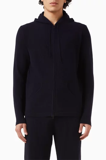 Zip Hoodie in Cashmere