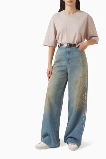 Relaxed T-shirt in Cotton Jersey