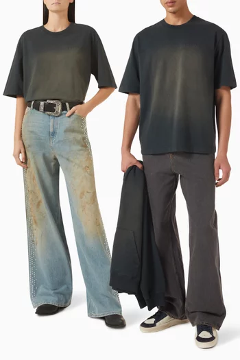 تي شيرت فضفاض قطن