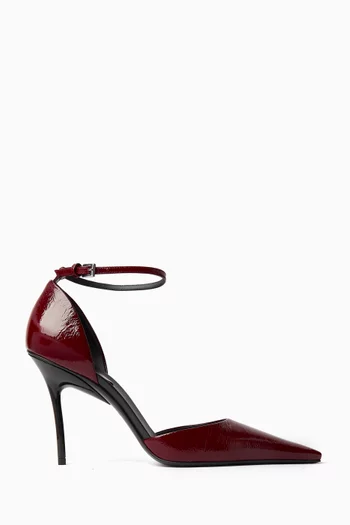 D'Orsay 90 Pumps in Leather