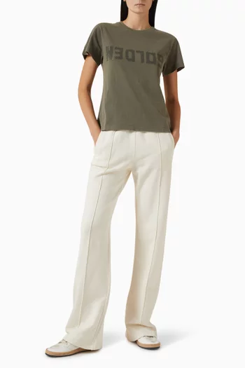 Wide-leg Sweatpants in Cotton