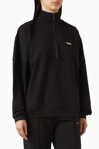 Half-zip Sweatshirt in Cloud Fleece