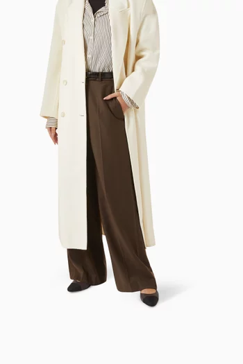 Marcy Slingback Ballerina Flats in Leather