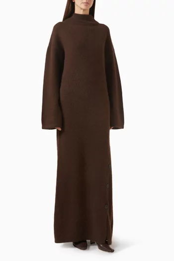 فستان سيلين نسيج صوف