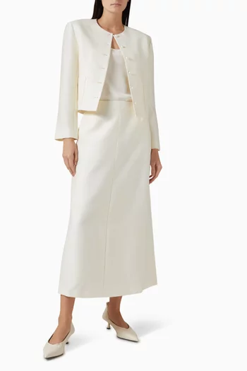 Sofia Jacket in Wool-silk Blend