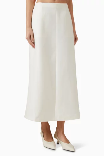 Sofia Skirt in Wool-silk Blend