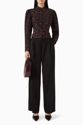 Nastenka Jacket in Wool-silk