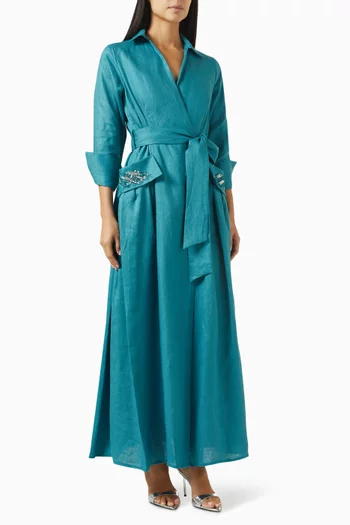 Belted Wrap Dress