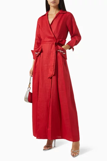 Belted Wrap Dress