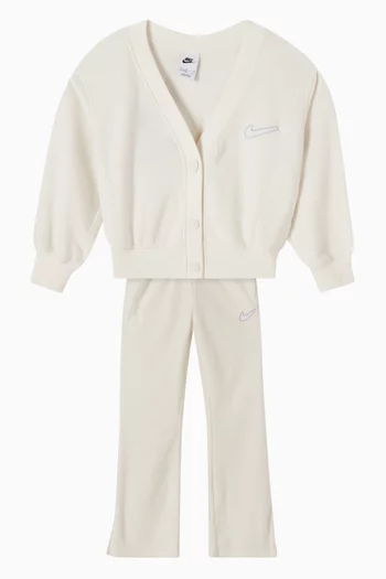 Flared-leg Sweatpants in Fleece