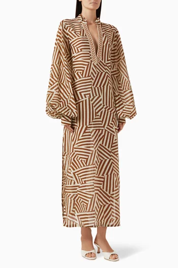 قفطان جيو بتصميم منفوخ