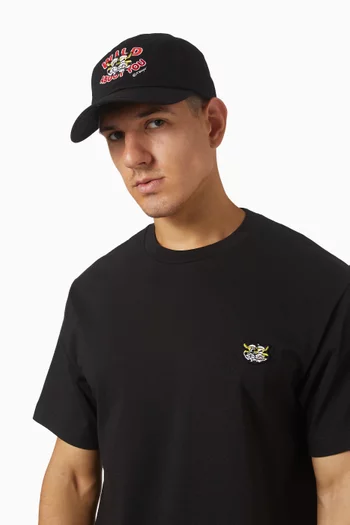 كاب وايلد تايجر مطرز قطن