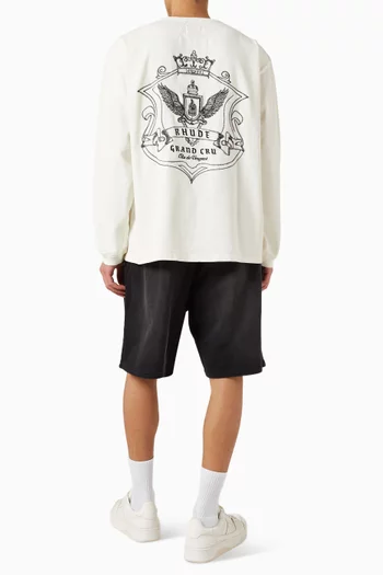 Grand Cru Crest T-shirt in Cotton