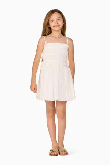 فستان الينا قصير قطن