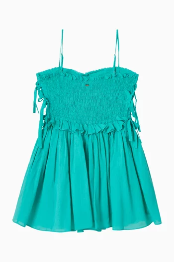 Elena Mini Dress in Cotton