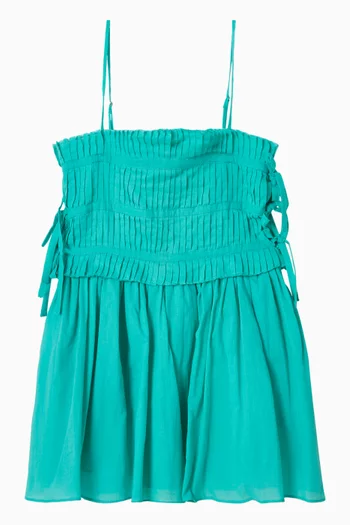 Elena Mini Dress in Cotton