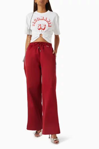 Printed Piercing T-shirt in Cotton