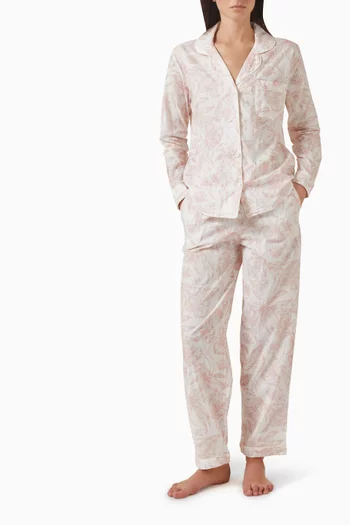 Long Pyjama Set in Organic-cotton
