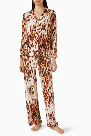 Long Pyjama Set in Jersey