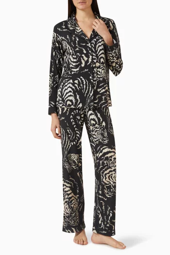 Long Pyjama Set in Jersey