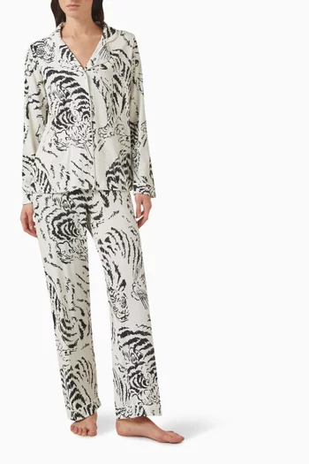 Long Pyjama Set in Jersey