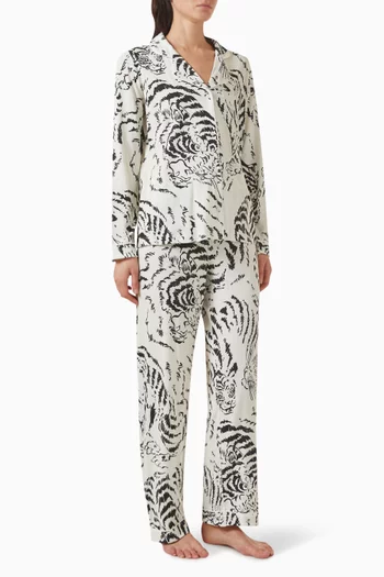 Long Pyjama Set in Jersey