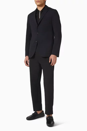 جاكيت بقصة ضيقة جيرسيه مطاطي عالي الجودة