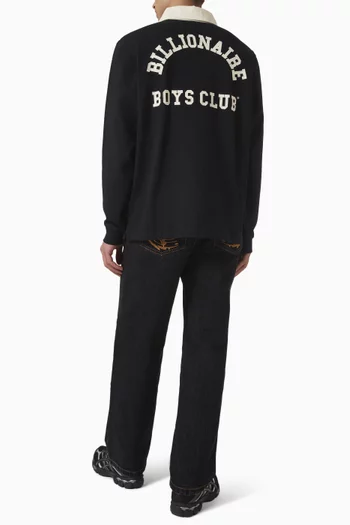 Astro Patch Rugby Shirt in Cotton