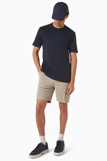 Regular-fit T-shirt in Mercerised Cotton